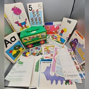 1981 Sweet Pickles Preschool Program Learning Case Activity Bus Cards Games Read